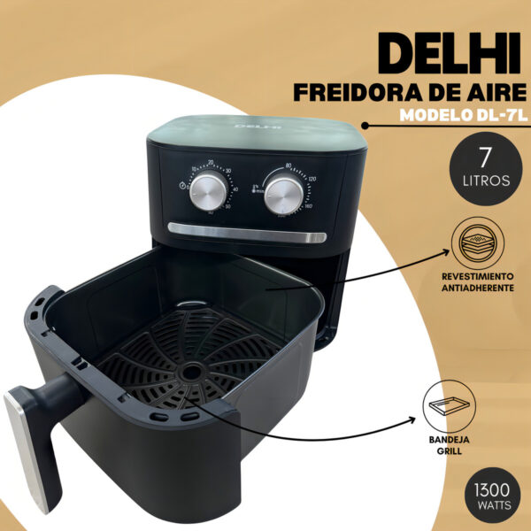 Freidora de aire Delhi 7lts - Image 3