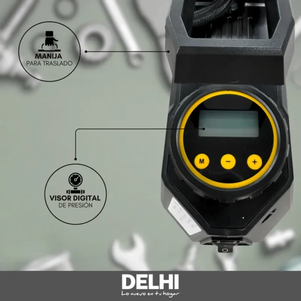 🚘 COMPRESOR DE AUTOS DIGITAL DL-CAR12V - Image 2