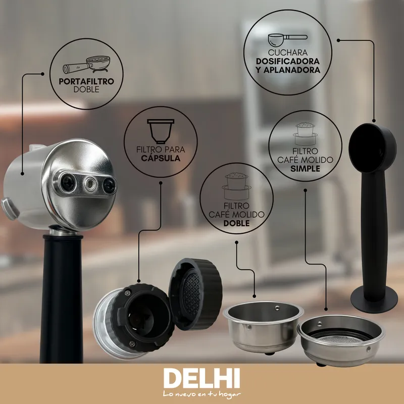 D_Q_NP_747882-MLA93837662044_102025-B DELHI DL-809 CAFETERA ESPRESSO MULTICAPSULA 3 en 1 - Image 4